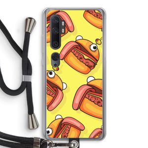 Hamburger: Xiaomi Mi Note 10 Transparant Hoesje met koord