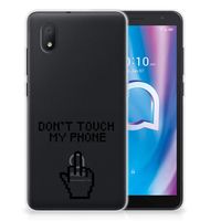 Alcatel 1B (2020) Silicone-hoesje Finger Don't Touch My Phone