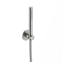 Hotbath Handdouche Ace Met Wandsteun En Doucheslang 150 cm Geborsteld Nikkel