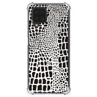 Samsung Galaxy A12 Case Anti-shock Slangenprint - thumbnail