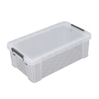 Allstore Opbergbox - 5,8 liter - Transparant - 35 x 19 x 12 cm   - - thumbnail