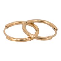 Kalli Oorringen Rond Smal Goud 1.3 cm | 1895