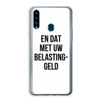 Belastinggeld: Samsung Galaxy A20s Transparant Hoesje