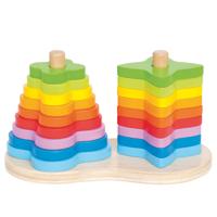 Hape stapeltoren regenboog