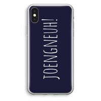 Joengneuh!: iPhone X Transparant Hoesje