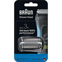 BRAUN Series 3+ scheerkop - 2 scheerbladen - MicroComb-kam - 100% made in Germany