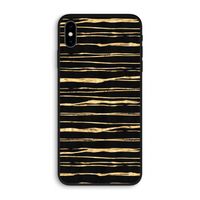 Gouden strepen: iPhone XS Max Biologisch afbreekbaar hoesje