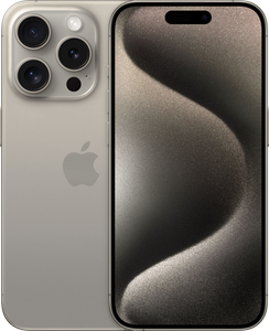 Apple iPhone 15 Pro 15,5 cm (6.1") Dual SIM iOS 17 5G USB Type-C 512 GB Titanium