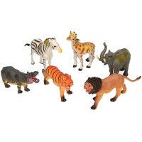 6x Safari dieren assortiment - thumbnail