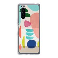 Bold Rounded Shapes: Sony Xperia 5 Transparant Hoesje Bold Rounded Shapes: Sony Xperia 5 Transparant Hoesje