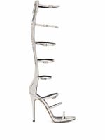 Giuseppe Zanotti sandales Super Harmony 120 mm à brides - Argent