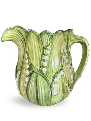 Les-Ottomans carafe en céramique Lily Of The Valley (22 cm) - Vert