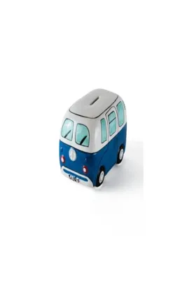 Devoted Surf Van Piggy Bank Spaarpot Blauw