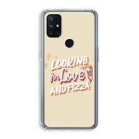 Pizza is the answer: OnePlus Nord N10 5G Transparant Hoesje