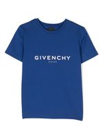 Givenchy Kids t-shirt à logo imprimé - Bleu