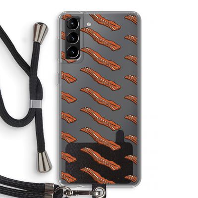 Bacon to my eggs #2: Samsung Galaxy S21 Plus Transparant Hoesje met koord