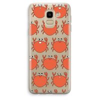 Krab: Samsung Galaxy J6 (2018) Transparant Hoesje