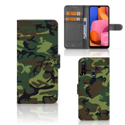 Samsung Galaxy A20s | Telefoon Hoesje | Army Dark