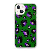 Green Cheetah: iPhone 13 Transparant Hoesje