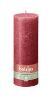 Bolsius kaars rustiek 7x19 cm delicate red