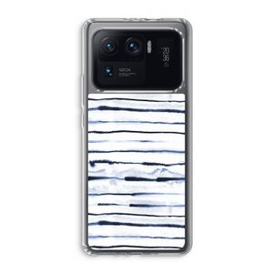 Ink Stripes: Xiaomi Mi 11 Ultra Transparant Hoesje