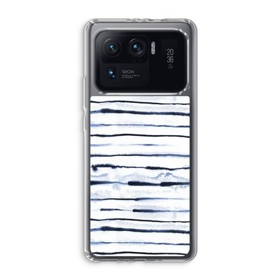 Ink Stripes: Xiaomi Mi 11 Ultra Transparant Hoesje