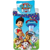 PAW Patrol Airport Dekbedovertrek - 140 x 200 cm - Katoen - thumbnail