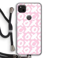 XOXO: Pixel 4a Transparant Hoesje met koord
