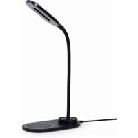 Gembird TA-WPC10-LED-01-MX tafellamp Zwart, Wit