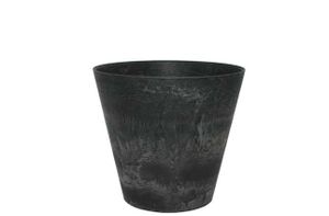 Bloempot Pot Claire zwart 27 x 24 cm - Artstone