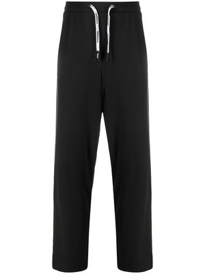 DUOltd pantalon de jogging à bande contrastante - Noir