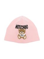 Moschino Kids bonnet à imprimé Teddy Bear - Rose