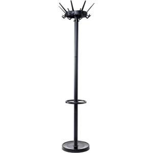 Maul Staande kapstok 9408090 MAULcaligo Aantal haken: 32 (Ø x h) 46 cm x 175 cm Staal Zwart 1 stuk(s)