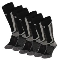 Xtreme Snowboard Sokken 6-pack Multi Black-45/47