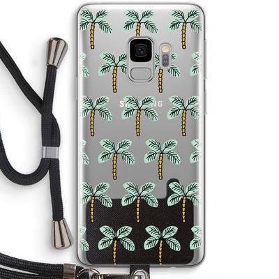 Paradise: Samsung Galaxy S9 Transparant Hoesje met koord
