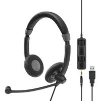 EPOS | SENNHEISER IMPACT SC 75 USB MS-headset Bedraad hoofdband Bellen/muziek USB Type-A Zwart