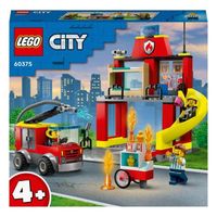 60375 Lego City De Brandweerkazerne En De Brandweerwagen - thumbnail