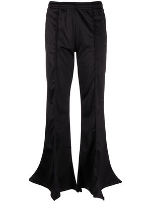 Y/Project pantalon évasé à taille élastiquée - Noir
