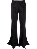 Y/Project pantalon évasé à taille élastiquée - Noir