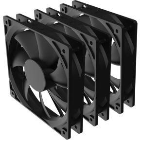 Akasa AK-FN120-BKT03 koelsysteem voor computers Computer behuizing Ventilator 12 cm Zwart 3 stuk(s)