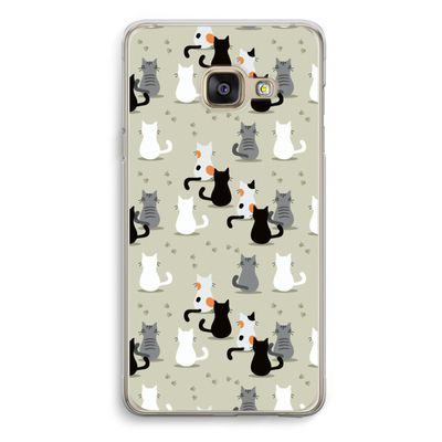 Katten: Samsung A3 (2017) Transparant Hoesje
