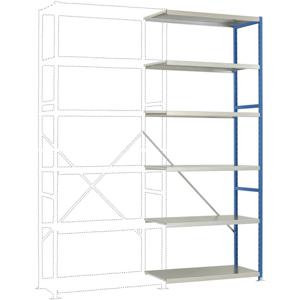 Manuflex RP1422.5007 Magazijnstelling uitbreidingsmodule (b x h x d) 1000 x 2500 x 400 mm Staalbodem