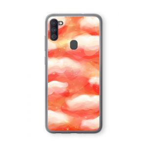 Lichte Wolken: Samsung Galaxy A11 Transparant Hoesje