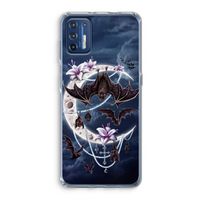 Vleermuizen Maan: Motorola Moto G9 Plus Transparant Hoesje