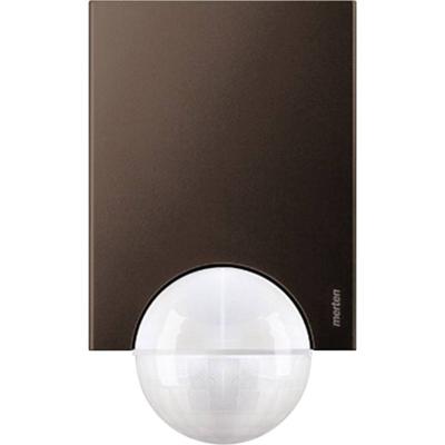 Merten MEG5628-3115 PIR-bewegingsmelder Opbouw (op muur) 220 ° Donkerbruin IP55