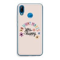 Happy days: Huawei P20 Lite Transparant Hoesje