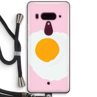 Sunny side up: HTC U12+ Transparant Hoesje met koord