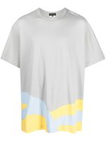 Comme des Garçons Homme Plus T-shirt met contrasterend detail - Grijs - thumbnail
