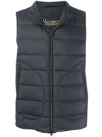 Herno gilet matelassé à fermeture zippée - Noir