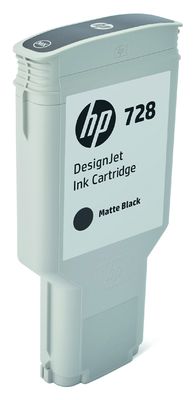 Inktcartridge HP F9J68A 728 mat zwart Inktcartridge HP F9J68A 728 mat zwart